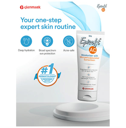 Episoft AC Moisturiser and Microencapsulated Sunsceen SPF 30