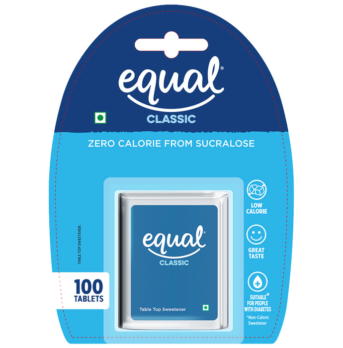 Equal Classic Zero Calorie from Sucralose Tablet (100 Each) - Classic Derma