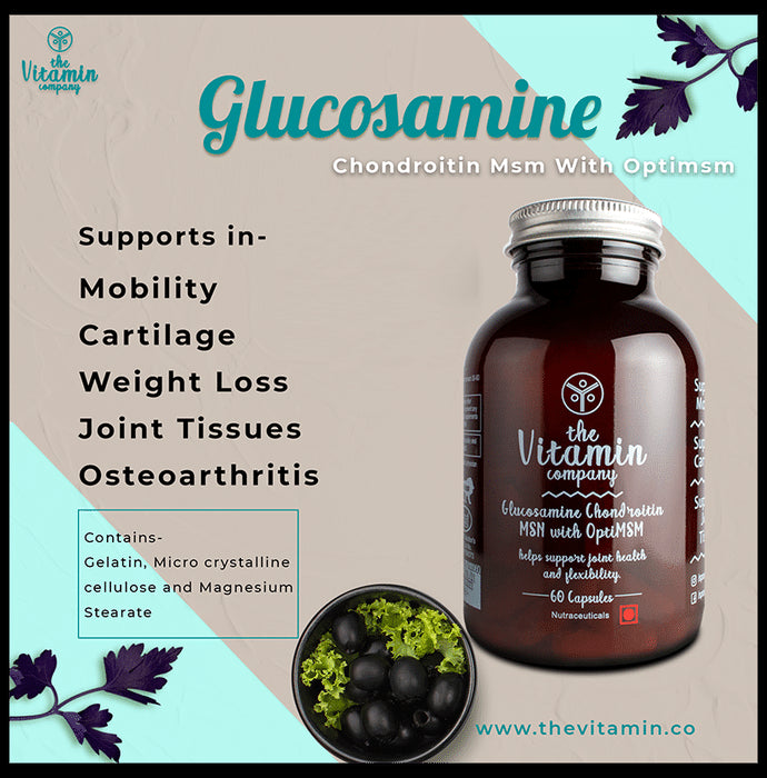 The Vitamin Company Glucosamine Chondroitin MSN with OptiMSM Capsule