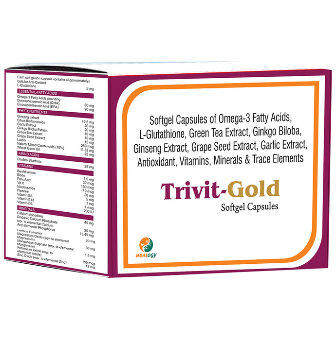 Trivit-Gold Softgel Capsule - Classic Derma