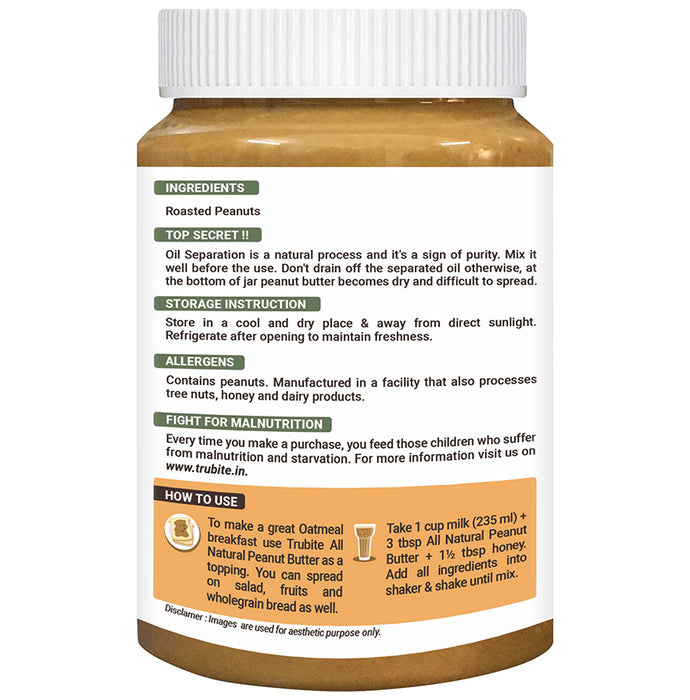 Tru Bite Natural Peanut Butter Creamy