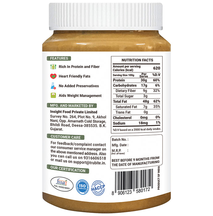 Tru Bite Natural Peanut Butter Creamy