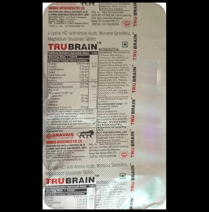 Trubrain Tablet