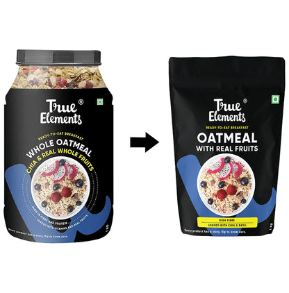 True Elements Oatmeal with Real Fruits