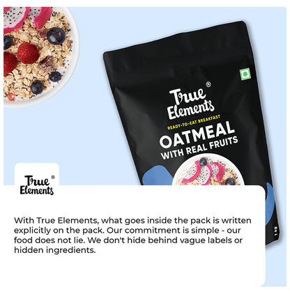 True Elements Oatmeal with Real Fruits