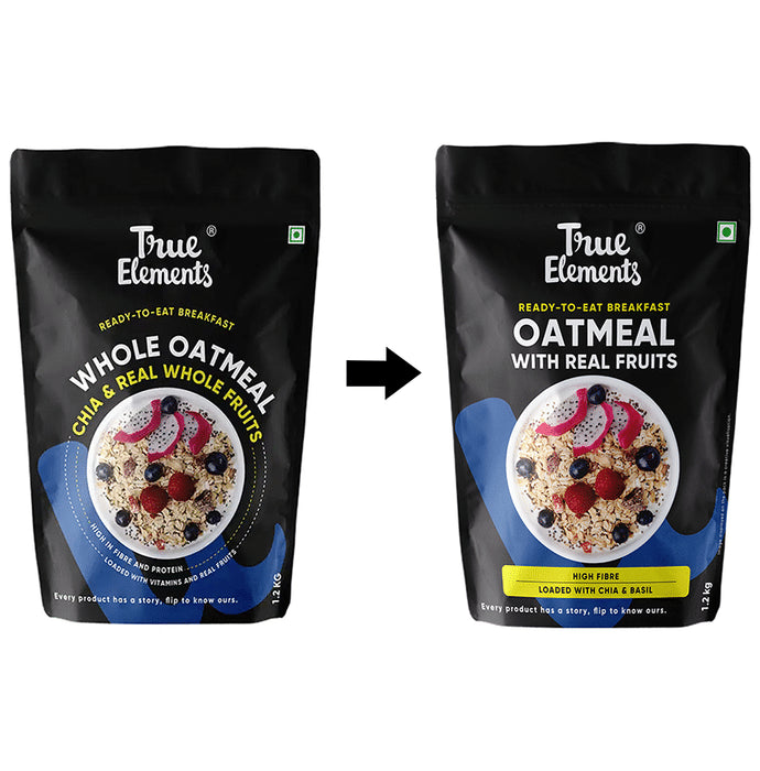 True Elements Oatmeal with Real Fruits
