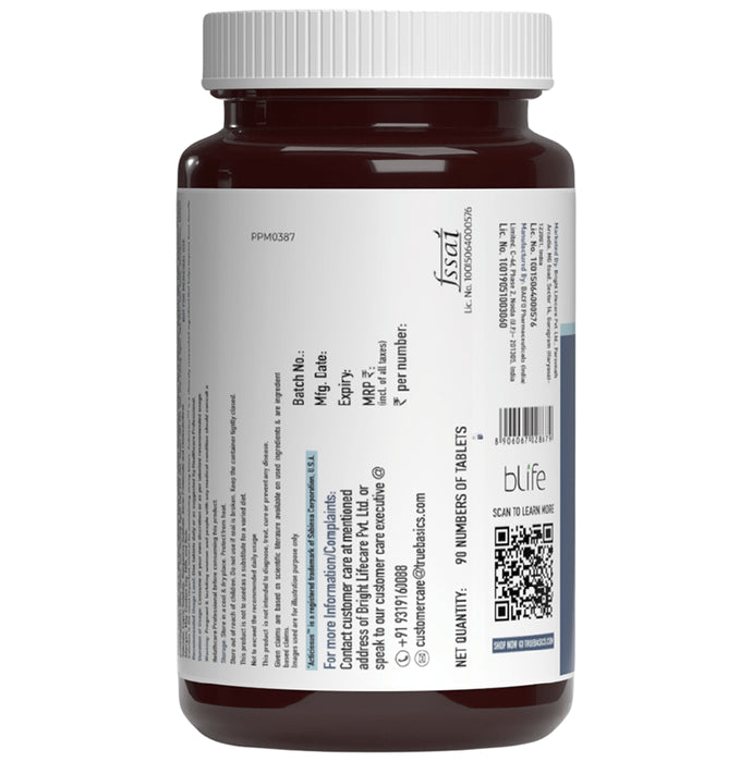 TrueBasics Advance Calcium with Vitamin D3 & K2-MK7 for Bones & Joints Health | Tablet