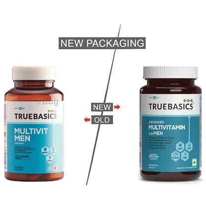 TrueBasics Advanced Multivit Men Tablet, Multivitamin for Men