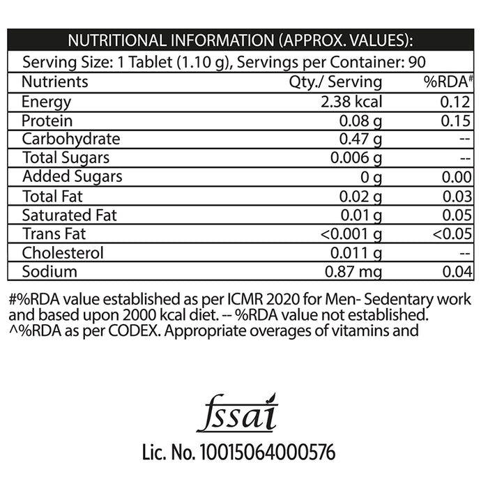 TrueBasics Advanced Multivitamins with Minerals | For Immunity, Energy & Antioxidant Support | Tablet