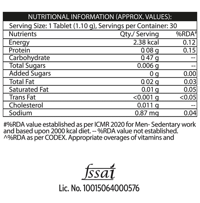 TrueBasics Advanced Multivitamins with Minerals | For Immunity, Energy & Antioxidant Support | Tablet