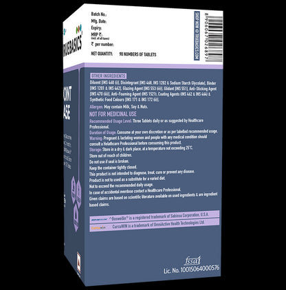 TrueBasics Joint Ease with Glucosamine, Chondroitin, Hyaluronic Acid & D3 | For Flexibility, Strength & Lubrication | Tablet