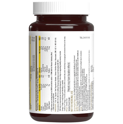 TrueBasics Omega 3 Triple Strength Fish Oil | for Brain, Heart & Joints | Soft Gelatin Capsule