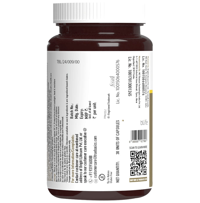 TrueBasics Omega 3 Triple Strength Fish Oil | for Brain, Heart & Joints | Soft Gelatin Capsule