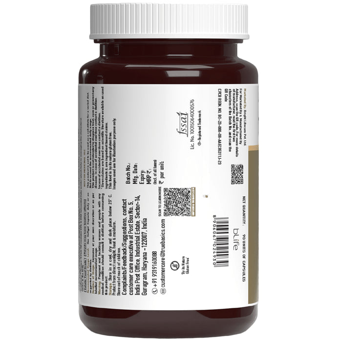 TrueBasics Ultra Omega-3 Fatty Acid Capsule Triple Strength with 1150mg Omega 3, 525mg EPA & 375mg DHA | for Heart, Joints & Brain Health