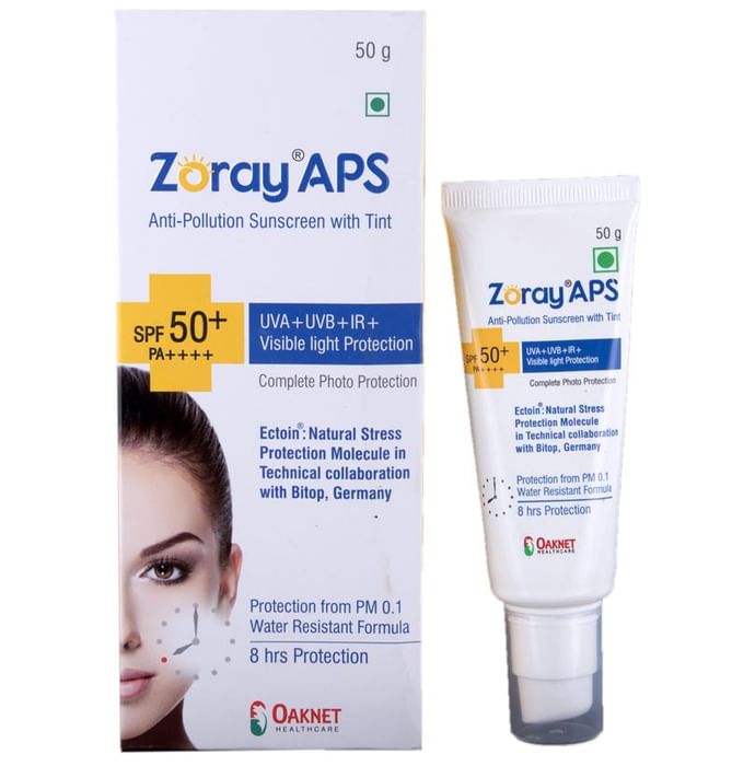 Zoray APS SPF 50+ Anti-Pollution Sunscreen with Tint PA++++ Gel - Classic Derma