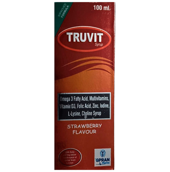 Truvit Syrup Strawberry - Classic Derma