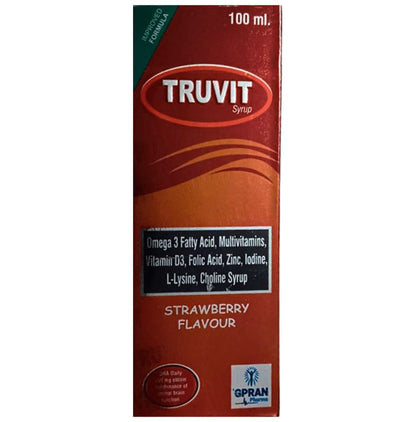 Truvit Syrup Strawberry - Classic Derma