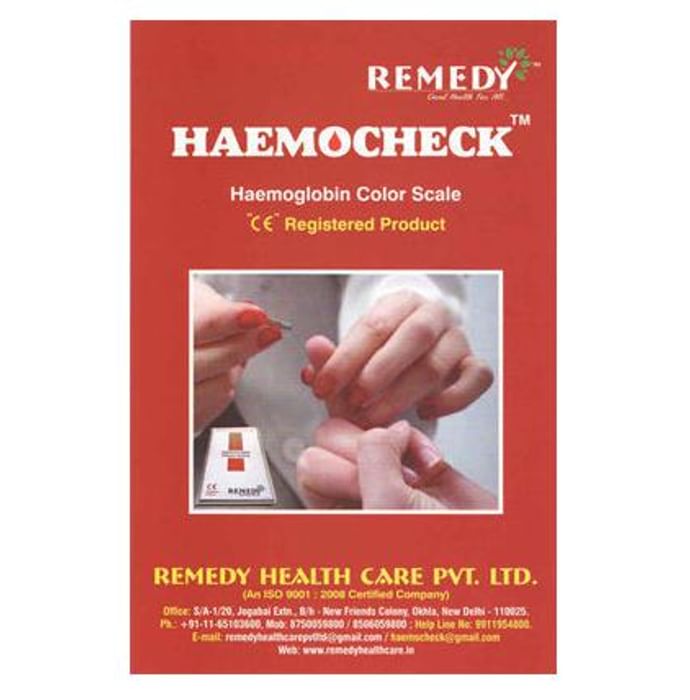 Haemocheck Haemoglobin Color Scale Starter Kit- 50 Test Strip - Classic Derma