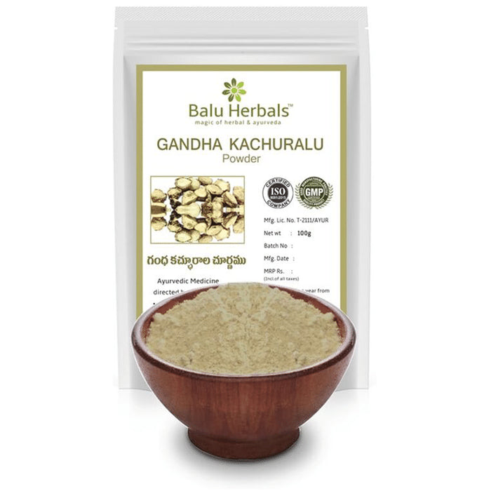 Balu Herbals Gandha Kachuralu Powder - Classic Derma