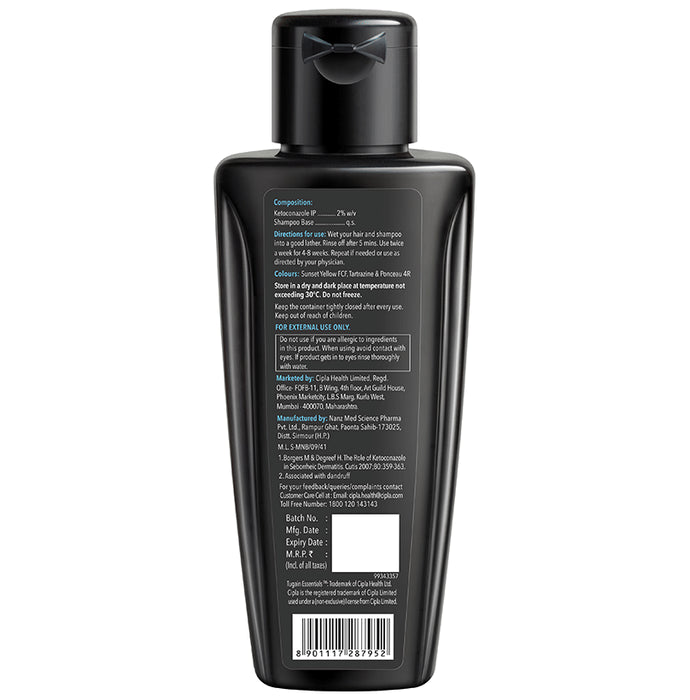 Tugain Essentials 2% Ketoconazole Anti Dandruff Shampoo