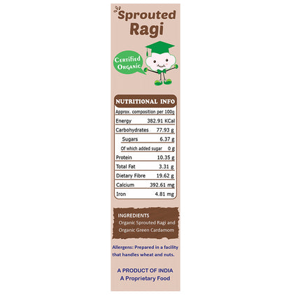 TummyFriendly Foods Sprouted Ragi Cereal Porridge Mix (200gm Each)