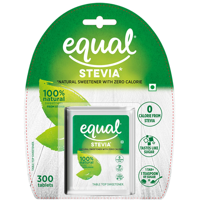 Equal Stevia Natural Sweetener with Zero Calorie Tablet (300 Each) - Classic Derma