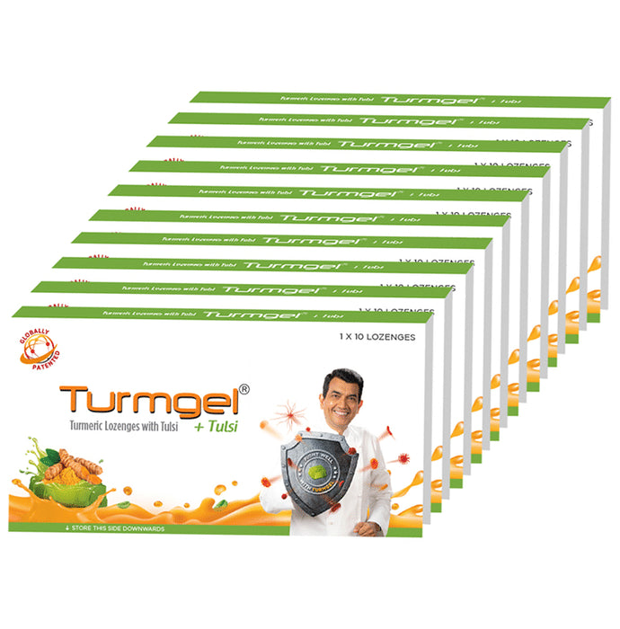 Turmgel Turmeric Lozenges (10 Each) with Tulsi - Classic Derma