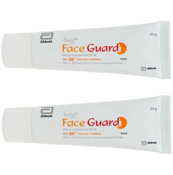 Tvaksh Face Guard Silicone Sunscreen (50gm Each) SPF 30+ - Classic Derma