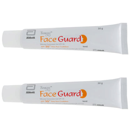 Tvaksh Face Guard Silicone Sunscreen Gel (30gm Each) SPF 30+ - Classic Derma
