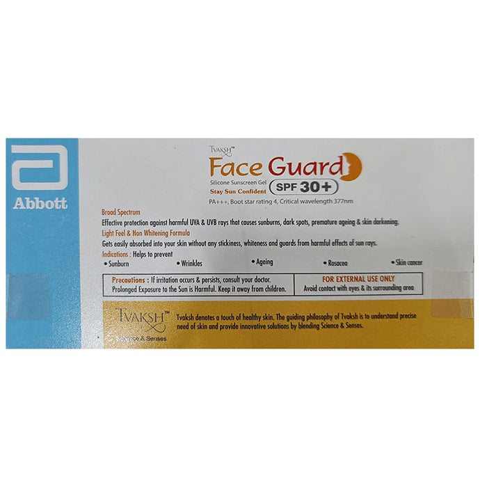 Tvaksh Face Guard Silicone Sunscreen Gel SPF 30