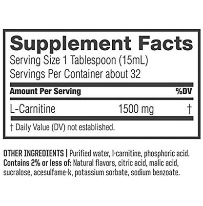 Twinlab L-Carnitine Fuel 1500 Wild Berry