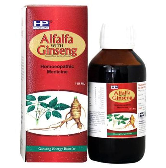 Hahnemann Alfalfa With Ginseng Syrup - Classic Derma