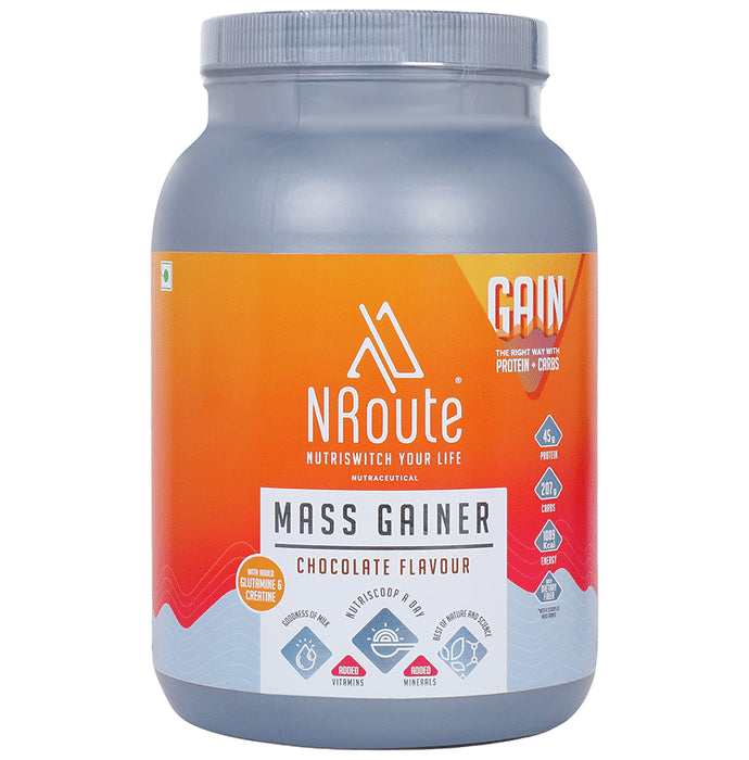 Nroute Mass Gainer Chocolate - Classic Derma