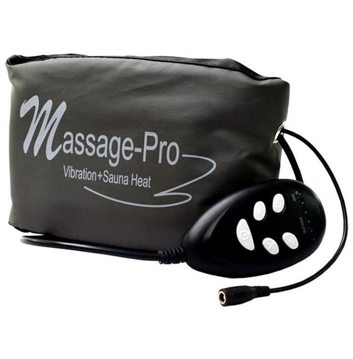 Dominion Care Massage Pro Slimming Belt with 5 Speed Vibration and Sauna Heat Weight Loss Body Wrap - Classic Derma