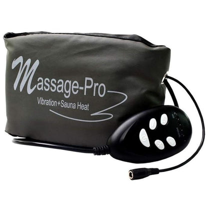 Dominion Care Massage Pro Slimming Belt with 5 Speed Vibration and Sauna Heat Weight Loss Body Wrap - Classic Derma