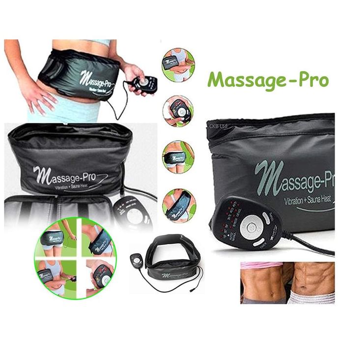 Dominion Care Massage Pro Slimming Belt with 5 Speed Vibration and Sauna Heat Weight Loss Body Wrap