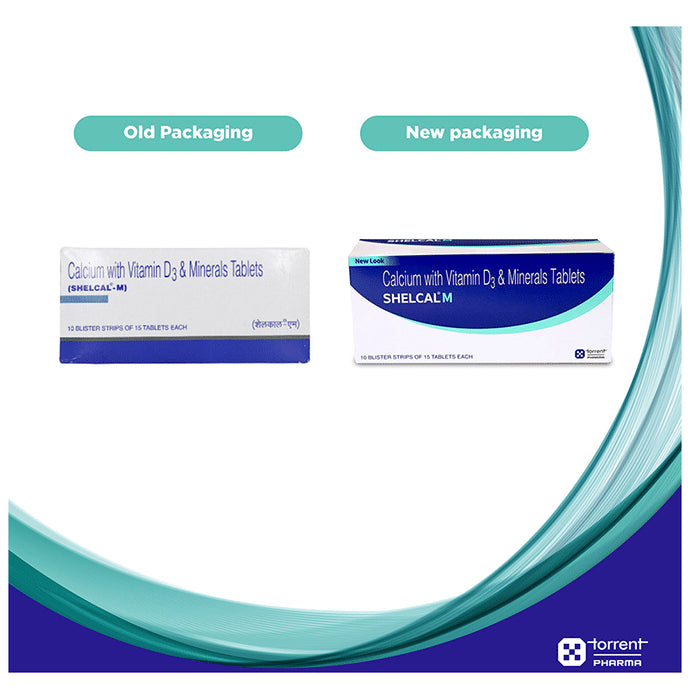 Shelcal -M Tablet with Calcium, Vitamin D3 & Minerals | Bone, Joint & Muscle Care