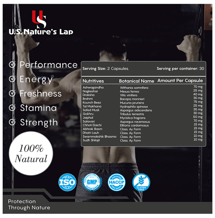 U.S Nature's Lap Night Bull Capsule