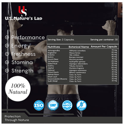 U.S Nature's Lap Night Bull Capsule