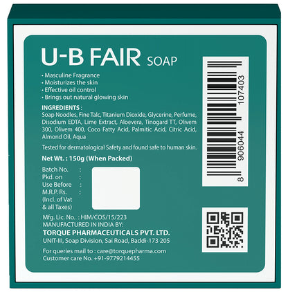 U-B Fair Bathing Bar (150gm Each)