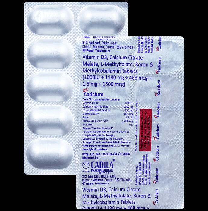 NU Cadcium Tablet - Classic Derma