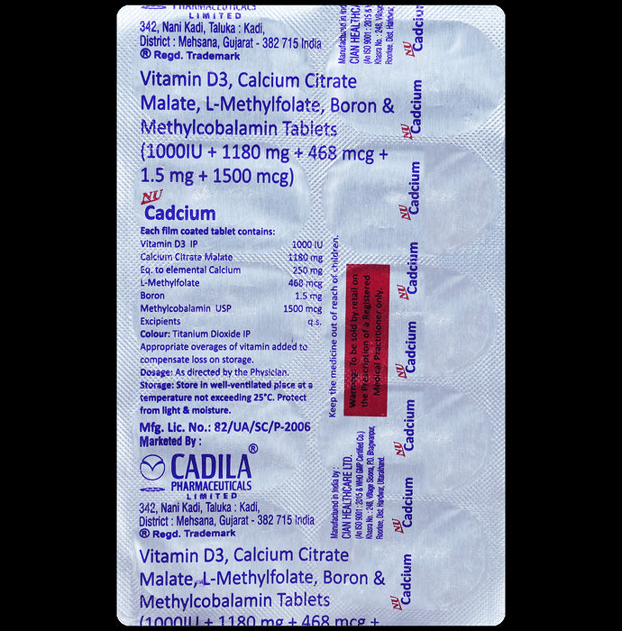 NU Cadcium Tablet