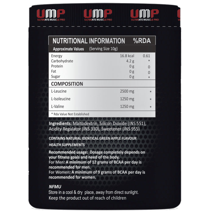 Ultimate Muscle Pro BCAA Green Apple