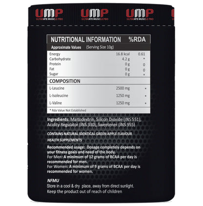 Ultimate Muscle Pro BCAA Green Apple