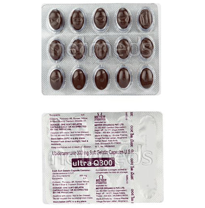 Ultra-Q CoQ10 300mg Soft Gelatin Capsule