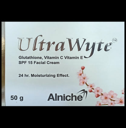 UltraWyte SPF 15 Facial Cream | Contains Glutathione, Vitamin C & Vitamin E