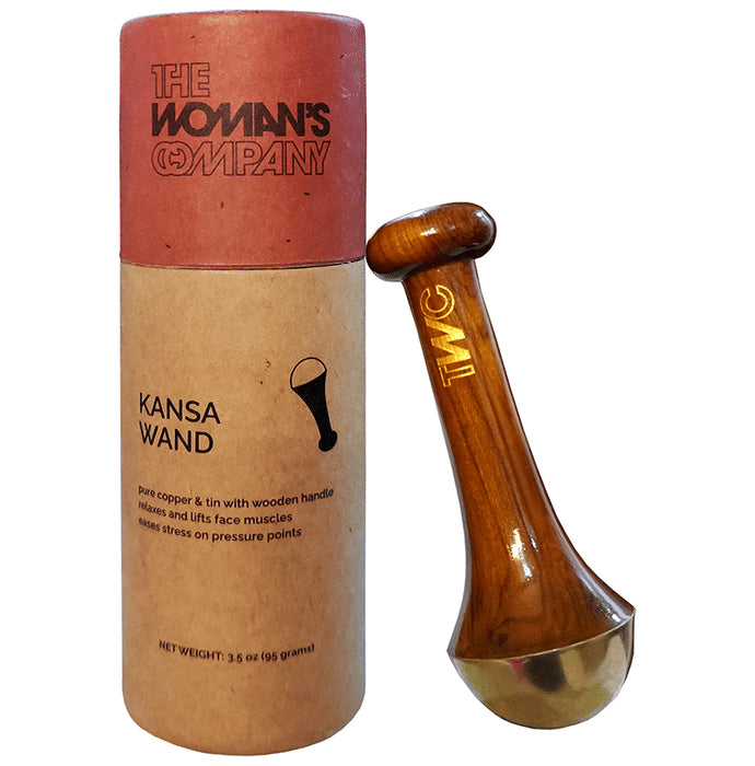 The Woman's Company Kansa Wand Face, Foot & Body Massager Brown - Classic Derma