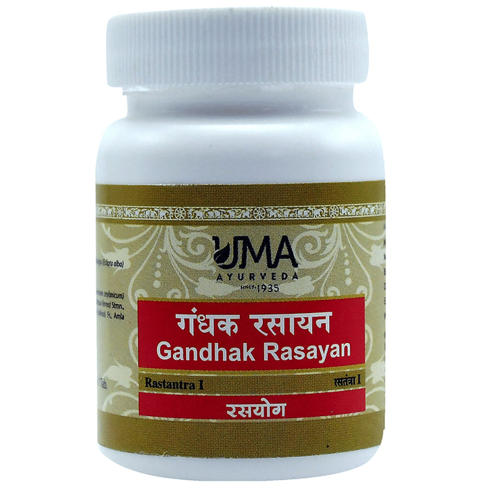 Uma Ayurveda Gandhak Rasayan Tablet - Classic Derma