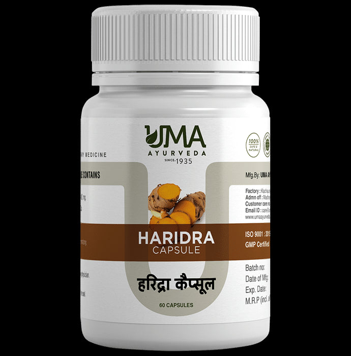 Uma Ayurveda Haridra Capsule - Classic Derma