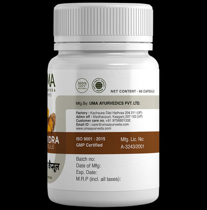 Uma Ayurveda Haridra Capsule